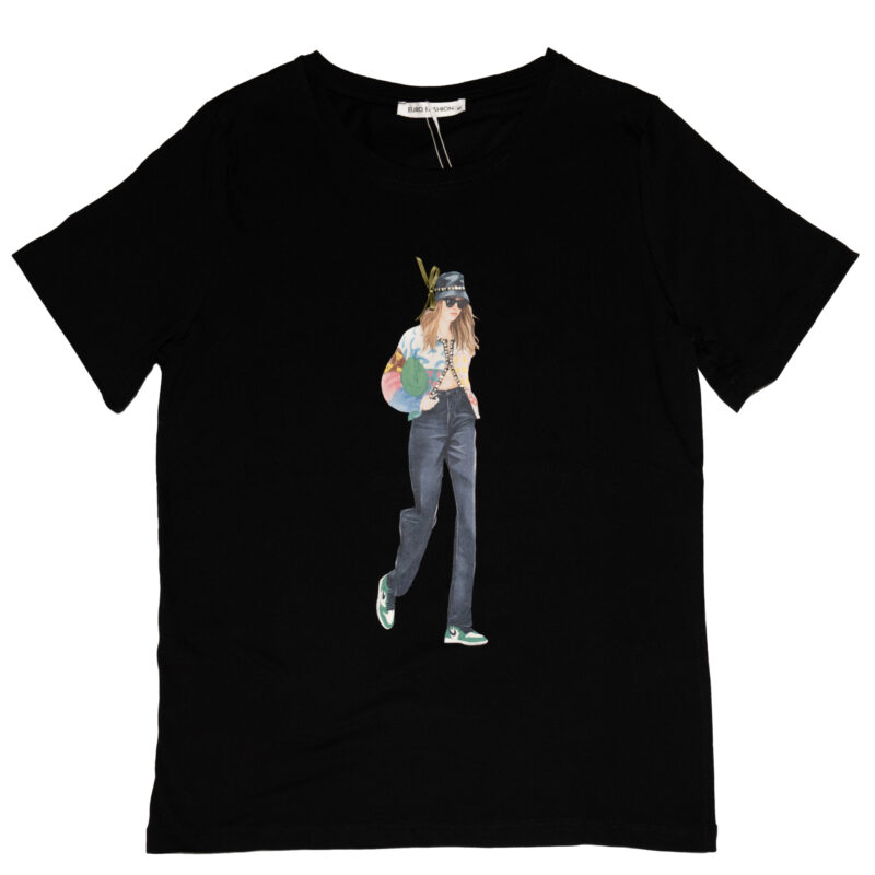 Black Fashion Tee