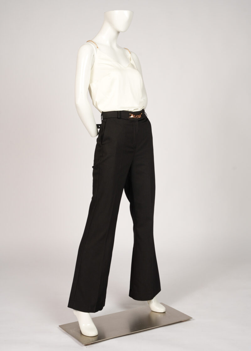 Black Chain Dress Pants