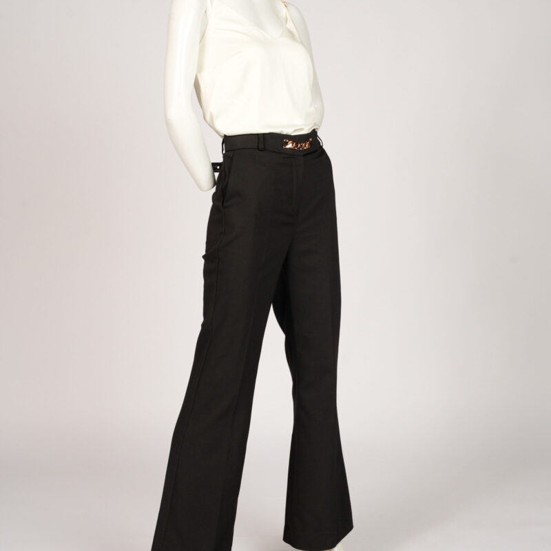Black Chain Dress Pants