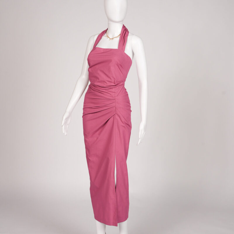 Purple Halter Dress
