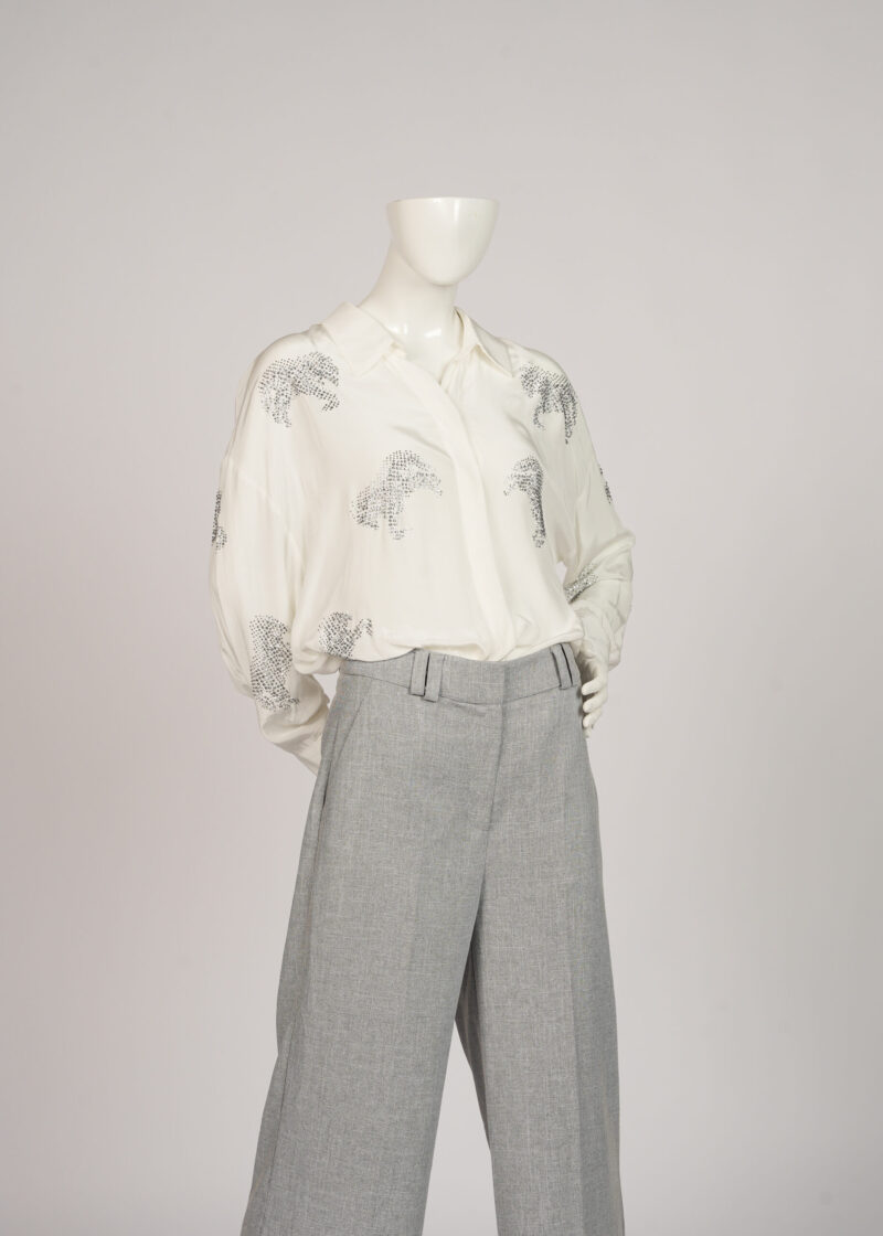 Gray Suit Pants