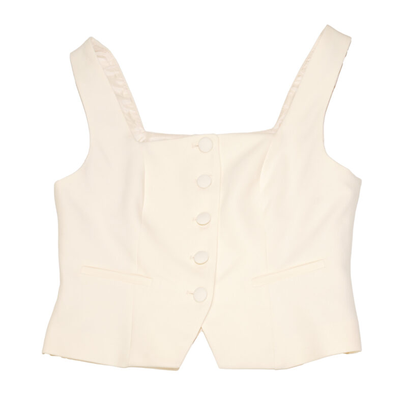 Cream Vest Suits