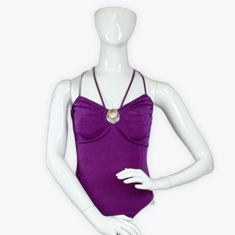 Purple Seashell Bodysuit