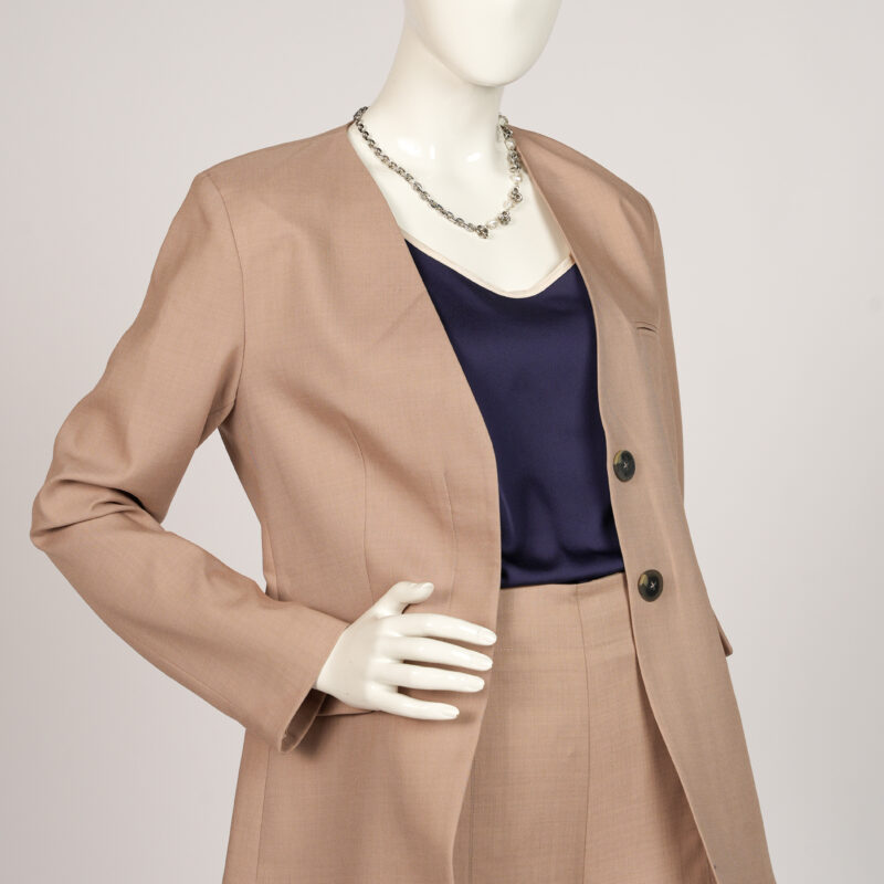 Tan Long Sleeve Blazer