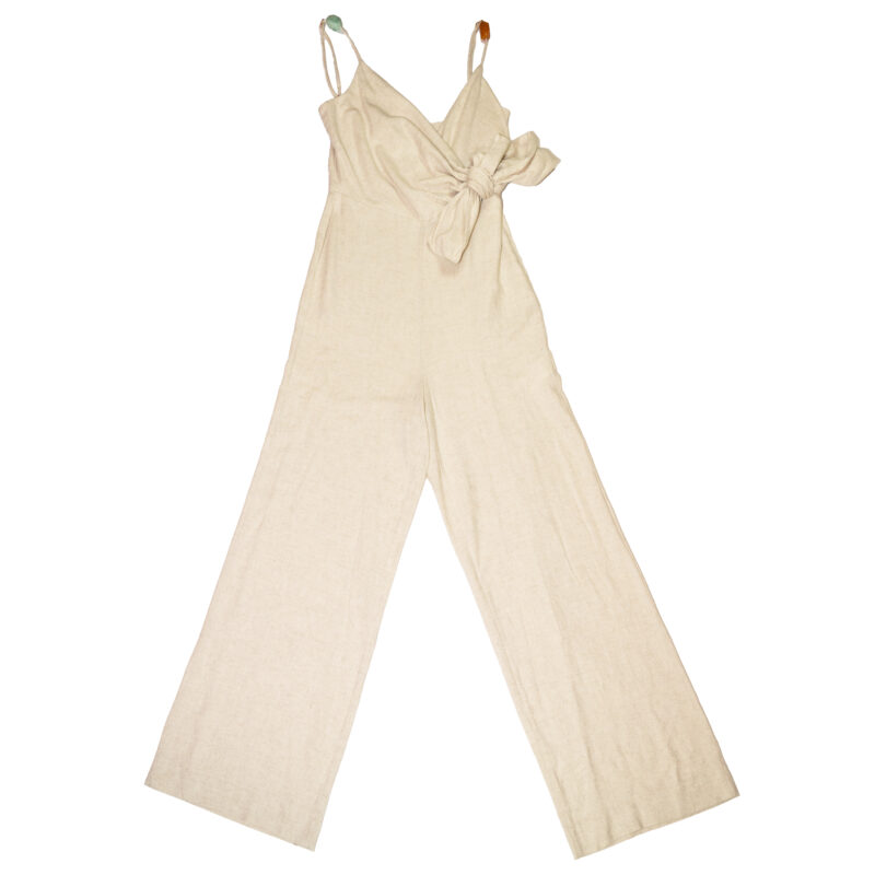 Stone Jumpsuit with Tie Knot