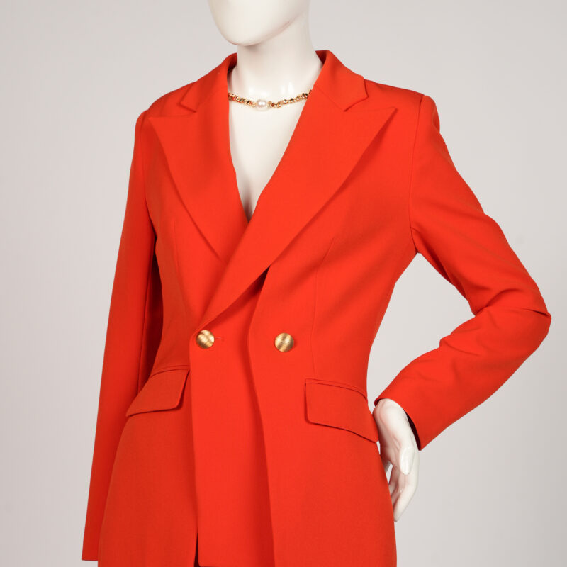 Orange Blazer Suit