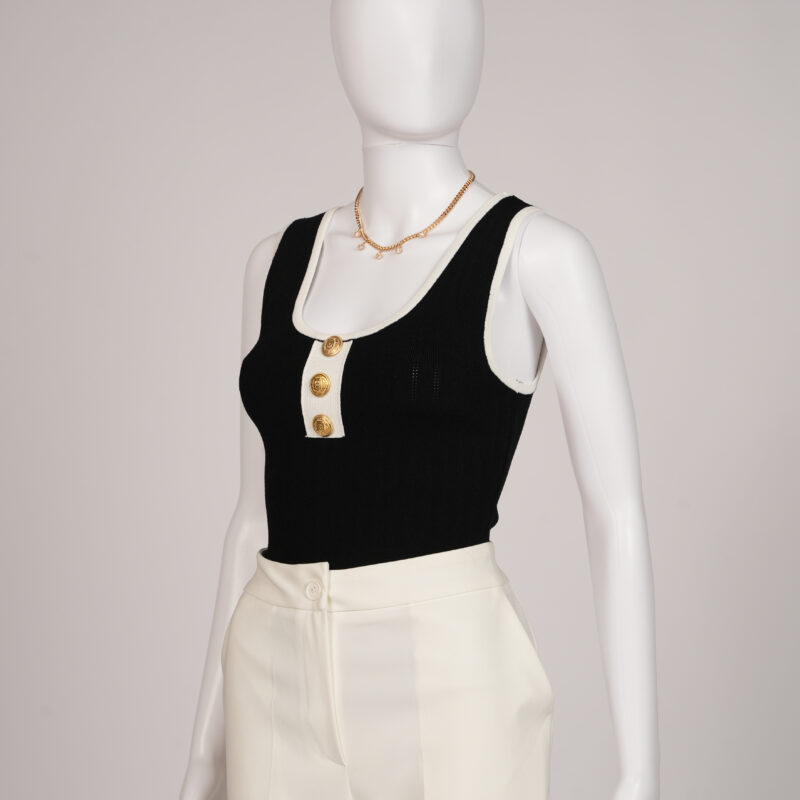 Black and White Tank Top