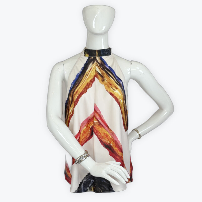 Multi Color Halter Top