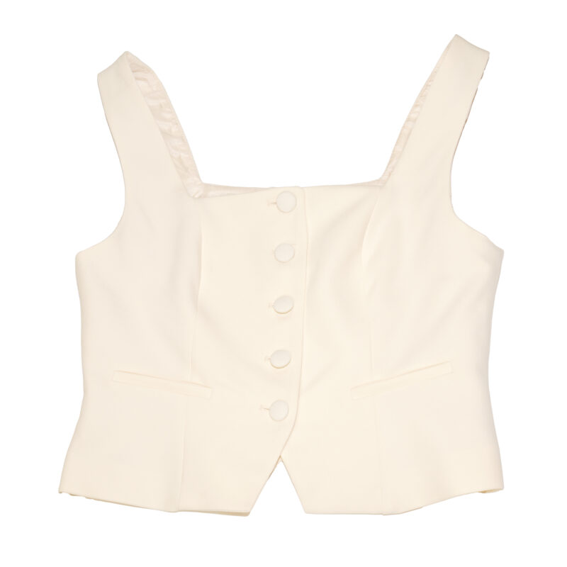 Cream Vest Suits