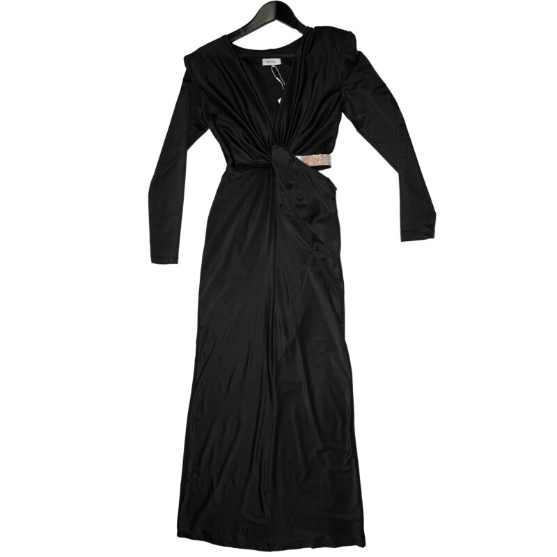 Long Sleeve Elisbe Cut Out Dress