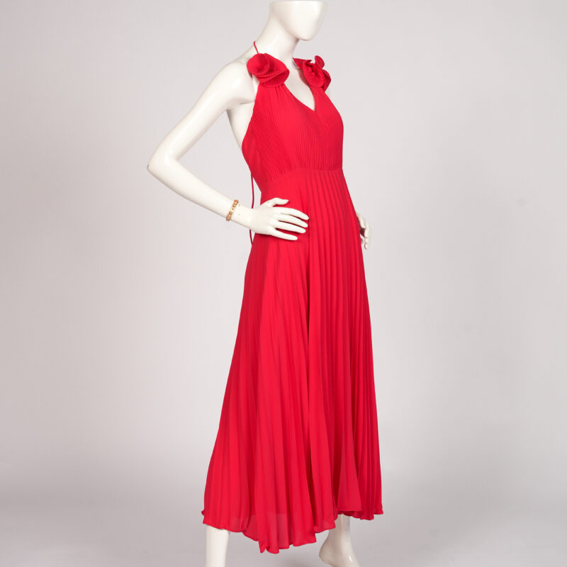 Flower Neck Line Dress